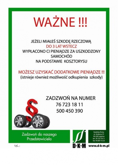 KUPIĘ TWOJĄ SZKODĘ