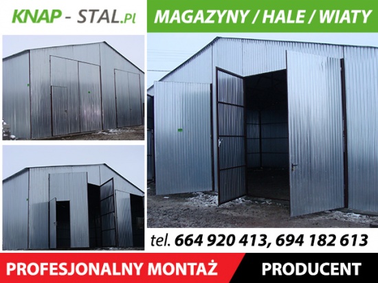 Hala produkcyjna magazyn przemysłowy garaż na maszyny rolnicze